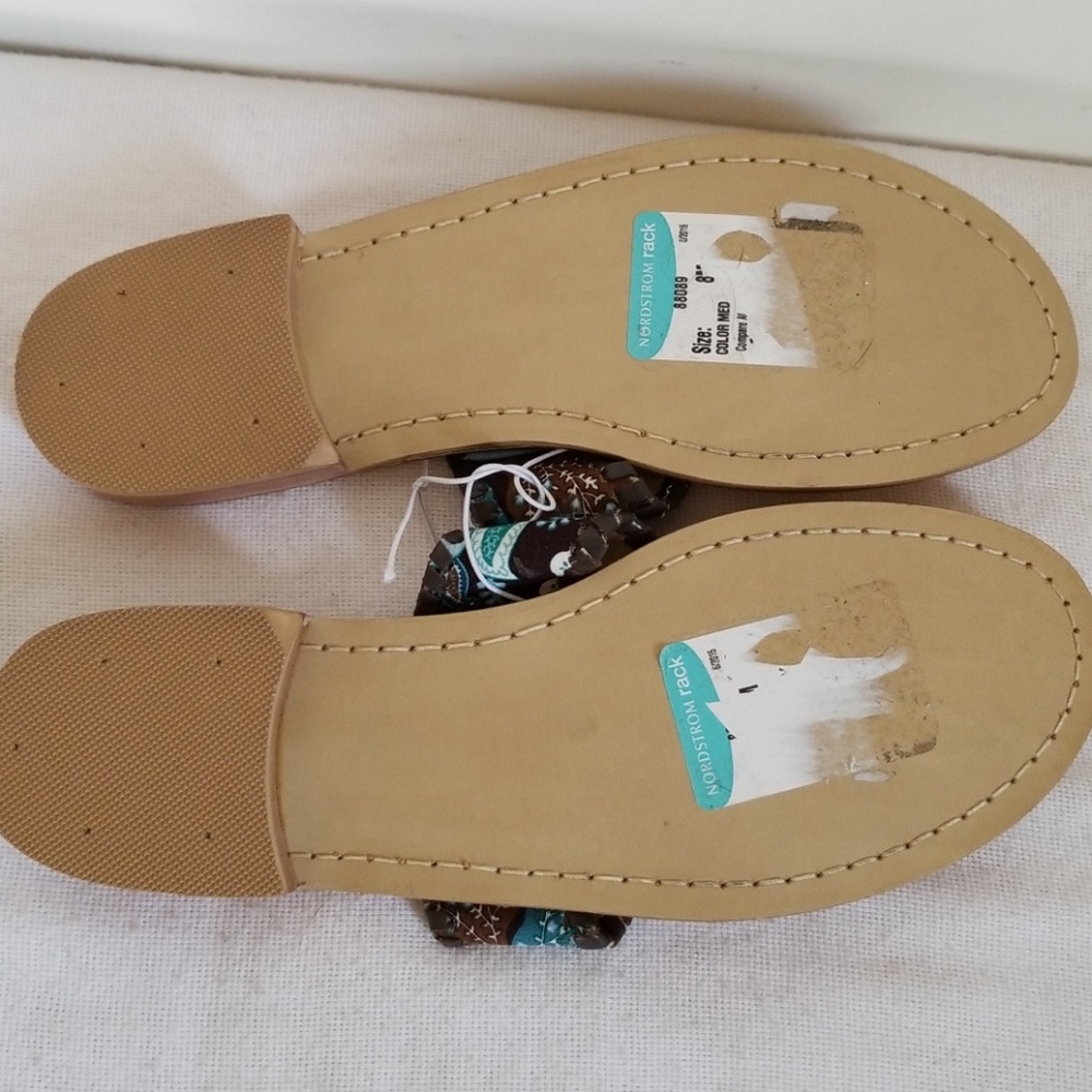 Jack Rogers Paisley Thong Sandals New 8 - Picture 5 of 5